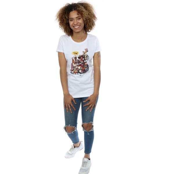 Marvel Womens/Ladies Deadpool Merchandise Royalties Cotton T-Shirt