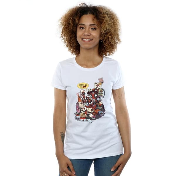 Marvel Womens/Ladies Deadpool Merchandise Royalties Cotton T-Shirt