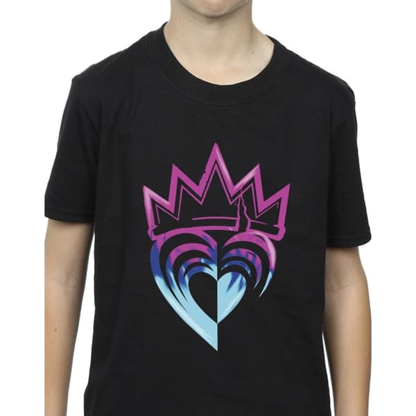 Disney Boys Descendants Pink Crown T-Shirt