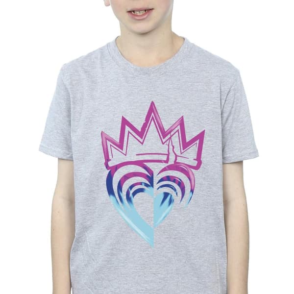 Disney Boys Descendants Pink Crown T-Shirt