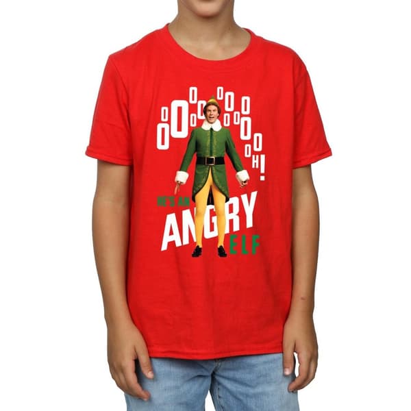 Elf T-shirt för pojkar - Angry Elf