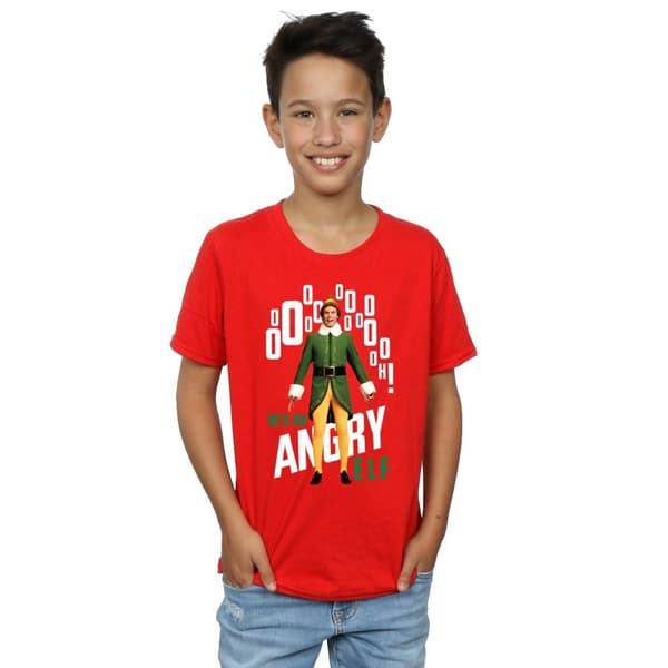 Elf T-shirt för pojkar - Angry Elf