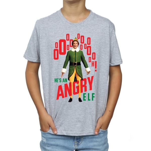 Elf T-shirt för pojkar - Angry Elf