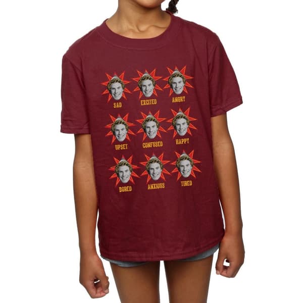 Elf Girls Buddy Moods Cotton T-Shirt