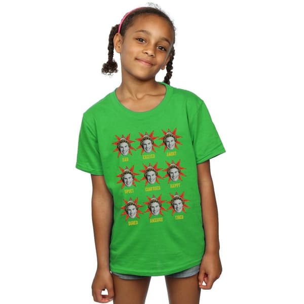 Elf Girls Buddy Moods Cotton T-Shirt