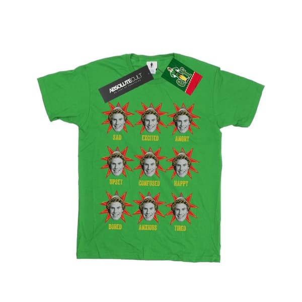 Elf Girls Buddy Moods Cotton T-Shirt