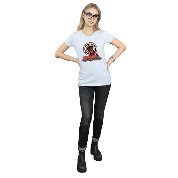 Marvel Dam/Tjej Deadpool Upside Down - T-shirt i bomull