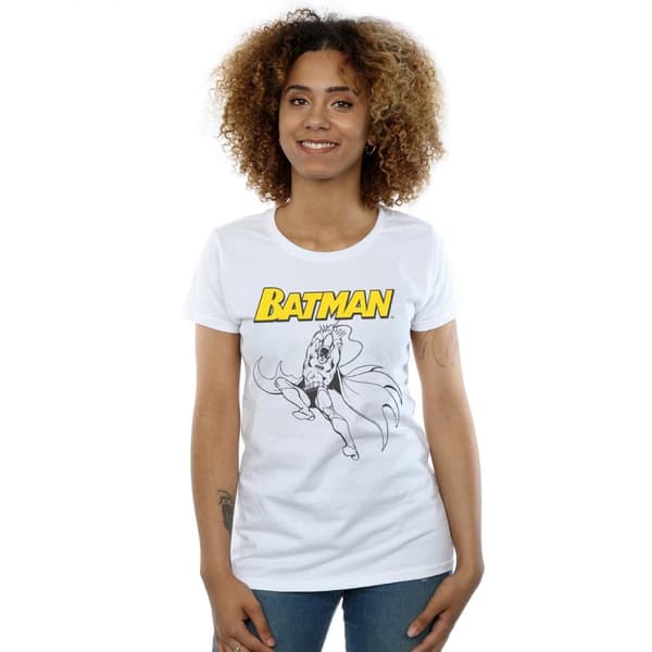 DC Comics Womens/Ladies Batman Jump Cotton T-Shirt