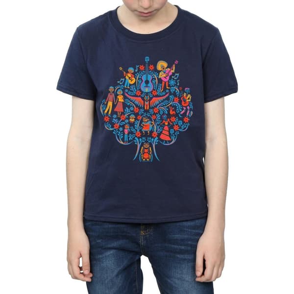 Disney T-shirt med Coco-trädmönster för pojkar