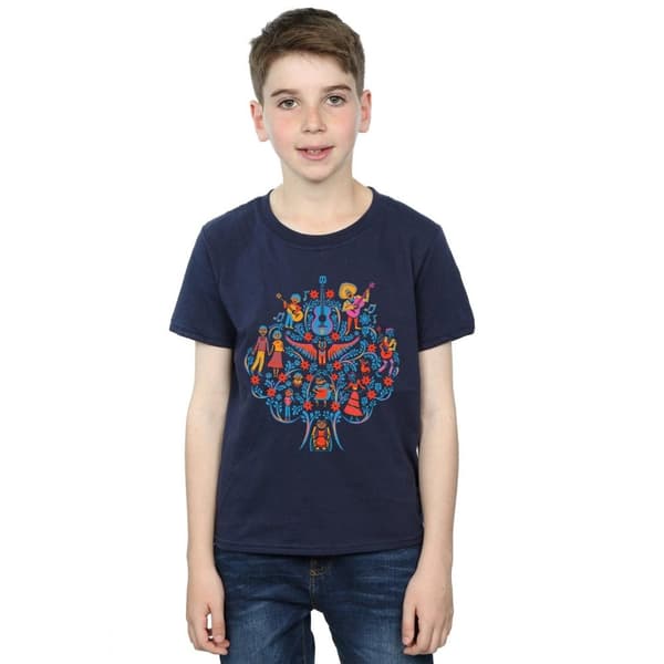 Disney T-shirt med Coco-trädmönster för pojkar