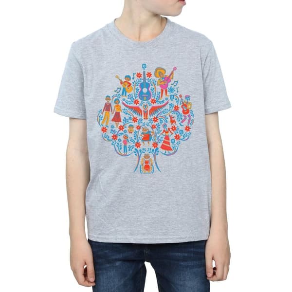 Disney T-shirt med Coco-trädmönster för pojkar