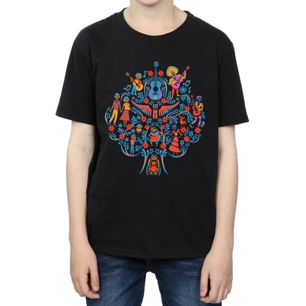 Disney Boys Coco Tree Pattern T-Shirt
