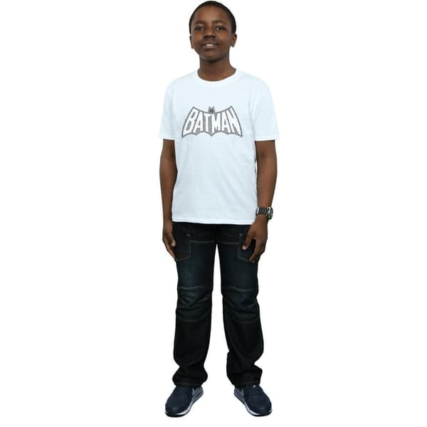 DC Comics Pojkar - Batman Retro Crackle Logo T-shirt