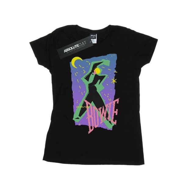 David Bowie Womens/Ladies Moonlight Dance Cotton T-Shirt