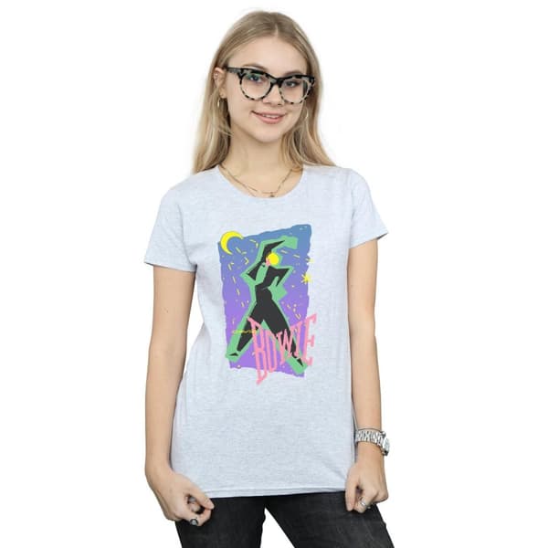 David Bowie Womens/Ladies Moonlight Dance Cotton T-Shirt