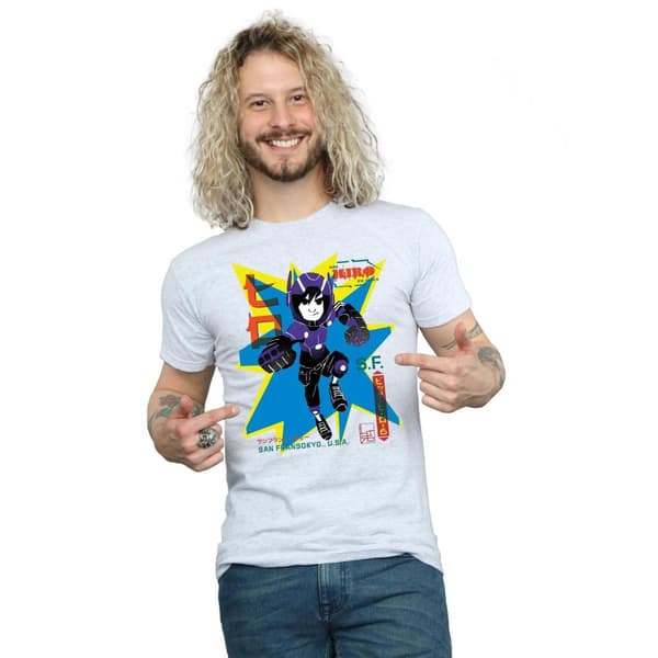 Disney Mens Big Hero 6 Hiro Anime T-Shirt