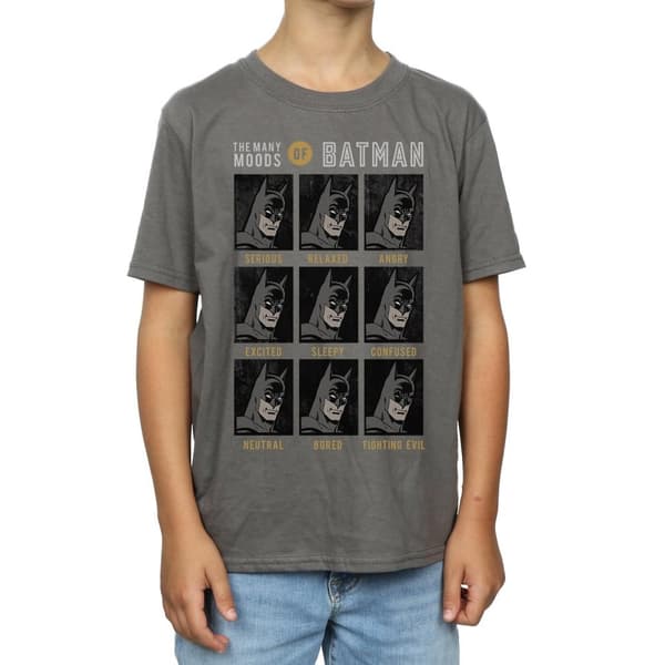 DC Comics Boys The Many Moods Of Batman T-Shirt