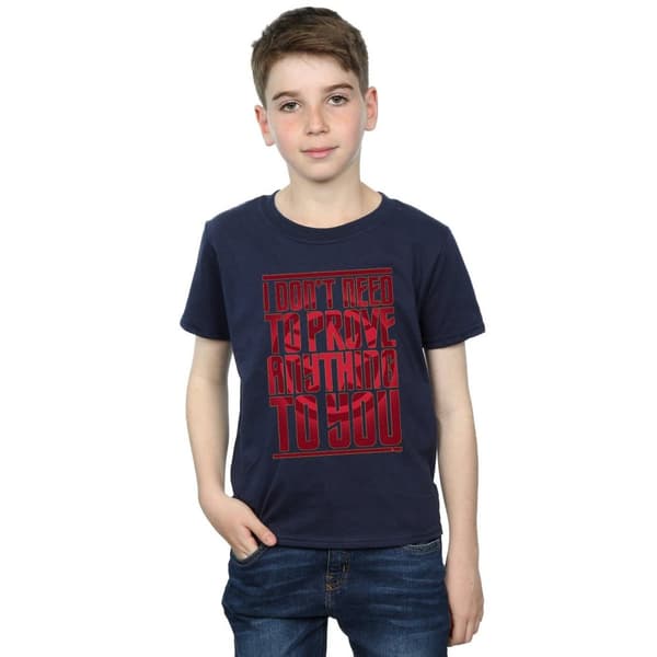 Marvel Boys Captain Marvel Prove Anything T-Shirt