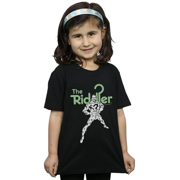 DC Comics Girls The Riddler Mono Action Pose T-shirt i bomull