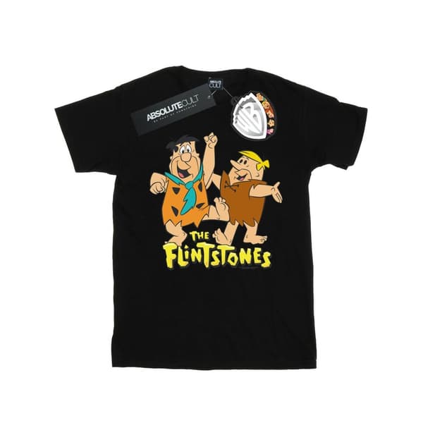 The Flintstones Fred And Barney T-shirt i bomull för flickor
