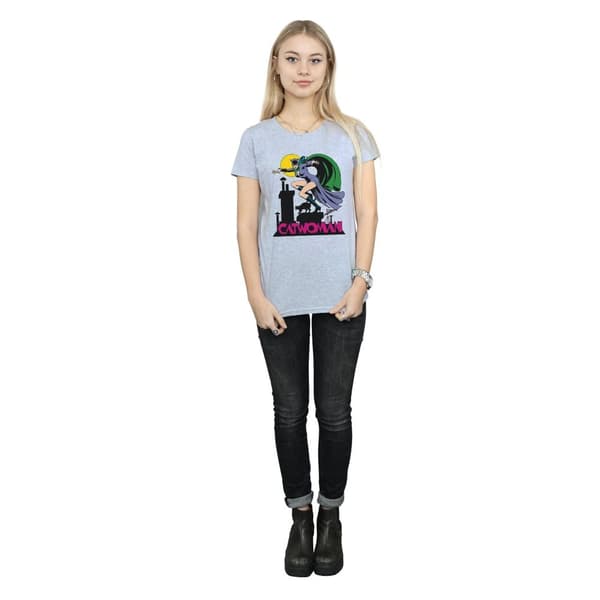 DC Comics Dam/Lady - Catwoman - T-shirt med textlogga i bomull