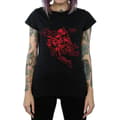 Miniatyrbillede 3 af 5: Marvel Womens/Ladies Deadpool Budda Budda Cotton T-Shirt