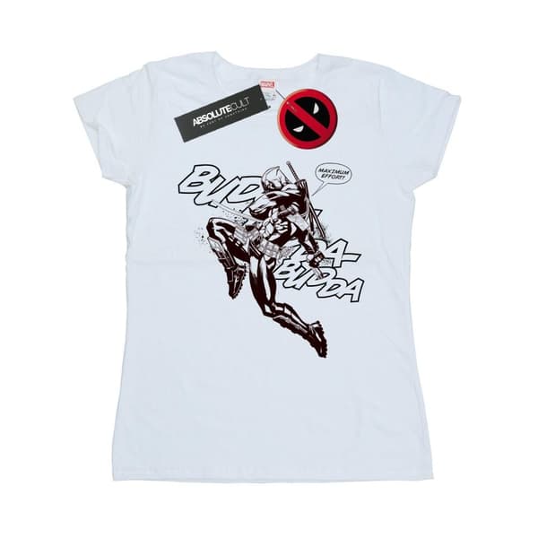 Marvel Womens/Ladies Deadpool Budda Budda Cotton T-Shirt