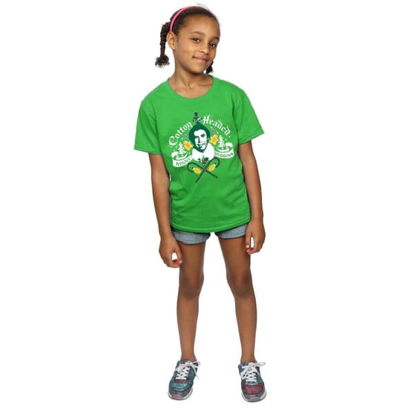 Elf Girls Cotton Headed Ninny Muggins Cotton T-Shirt