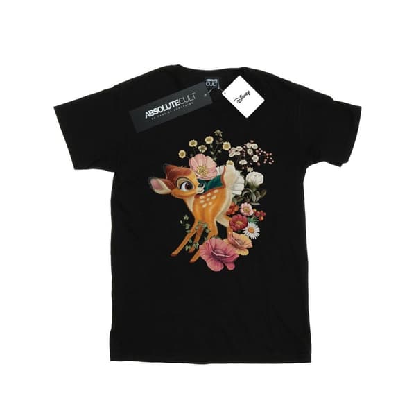 Disney Boys Bambi Meadow T-Shirt Black 5-6 Years