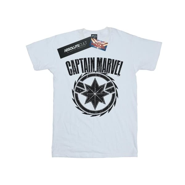 Marvel T-shirt med blademblem från Captain Marvel för pojkar