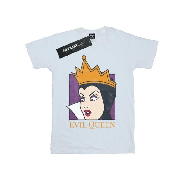 Disney Mens Evil Queen Cropped Head T-Shirt