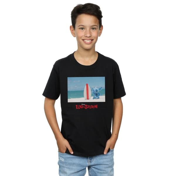 Disney Boys Lilo And Stitch Surf Beach T-Shirt