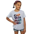 Miniatyrbild 2 av 3: Marvel T-shirt i bomull med rymdtext för flickor