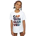 Miniatyrbild 2 av 3: Marvel T-shirt i bomull med rymdtext för flickor