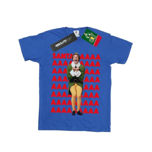 Elf Buddy Santa Scream T-shirt för pojkar