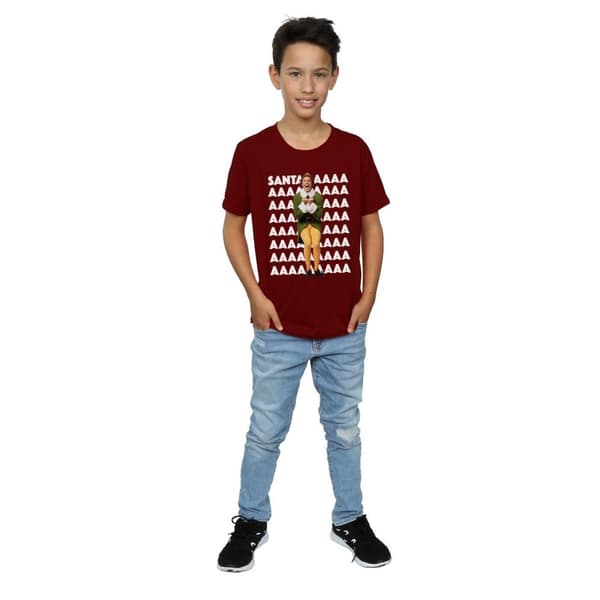 Elf Buddy Santa Scream T-shirt för pojkar