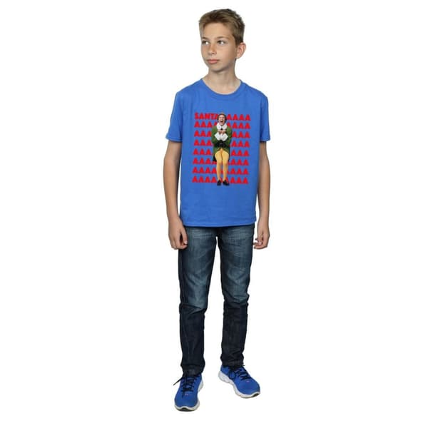 Elf Buddy Santa Scream T-shirt för pojkar