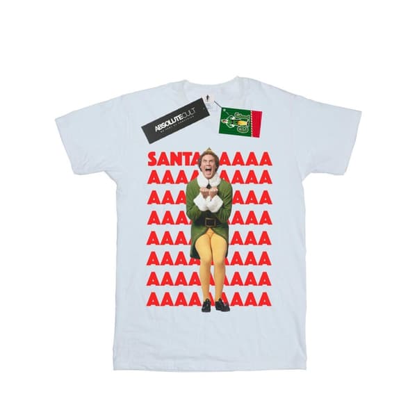 Elf Buddy Santa Scream T-shirt för pojkar