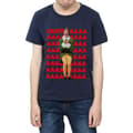 Miniatyrbild 3 av 5: Elf Buddy Santa Scream T-shirt för pojkar