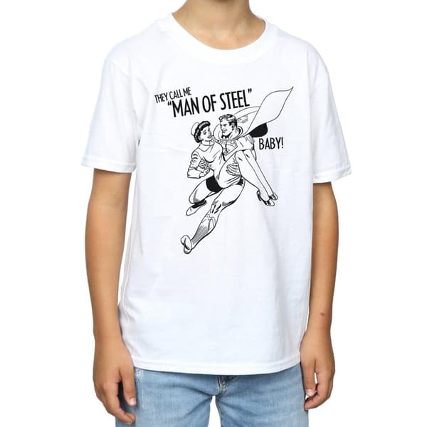 DC Comics Boys Superman Steel Baby T-Shirt