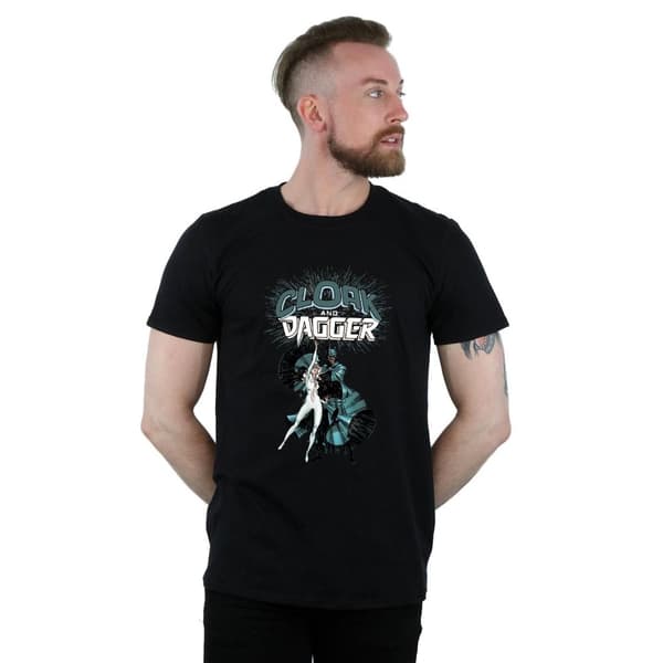 Marvel Mens Cloak And Dagger Shadow Dance T-Shirt