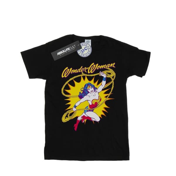 DC Comics Wonder Woman Leap T-shirt i bomull för flickor