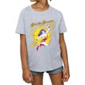 Miniatyrbild 3 av 5: DC Comics Wonder Woman Leap T-shirt i bomull för flickor