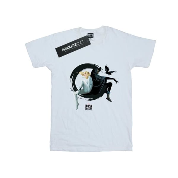 Marvel Cloak And Dagger T-shirt med bläckcirkel för herrar