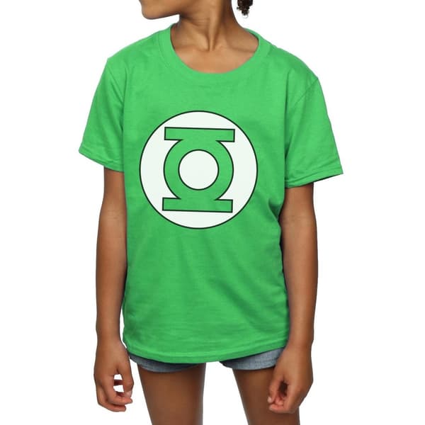 DC Comics Girls Green Lantern Logo Cotton T-Shirt