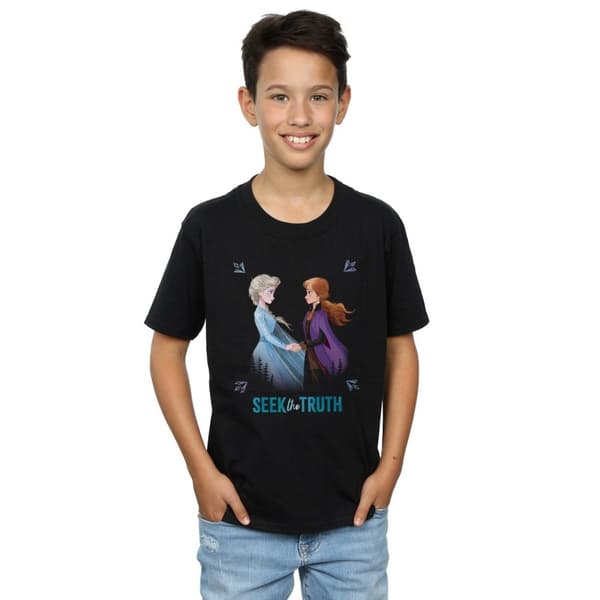 Disney Frozen 2 Elsa och Anna söker sanningen - T-shirt för pojkar