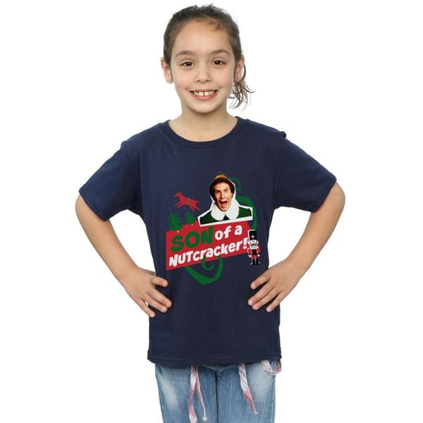 Elf Girls Son Of A Nutcracker Cotton T-Shirt