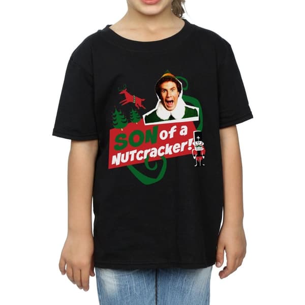 Elf Girls Son Of A Nutcracker Cotton T-Shirt