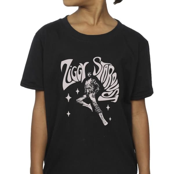 David Bowie Girls Ziggy Pose Cotton T-Shirt