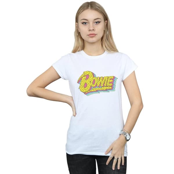 David Bowie Womens/Ladies Moonlight 90s Logo Cotton T-Shirt